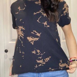 tie dye bleach t-shirt